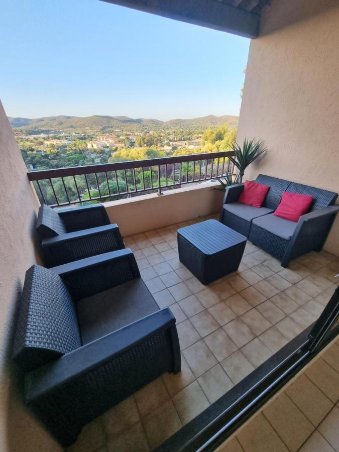 Les Terrasses Lägenhet Bormes-les-Mimosas Exteriör bild