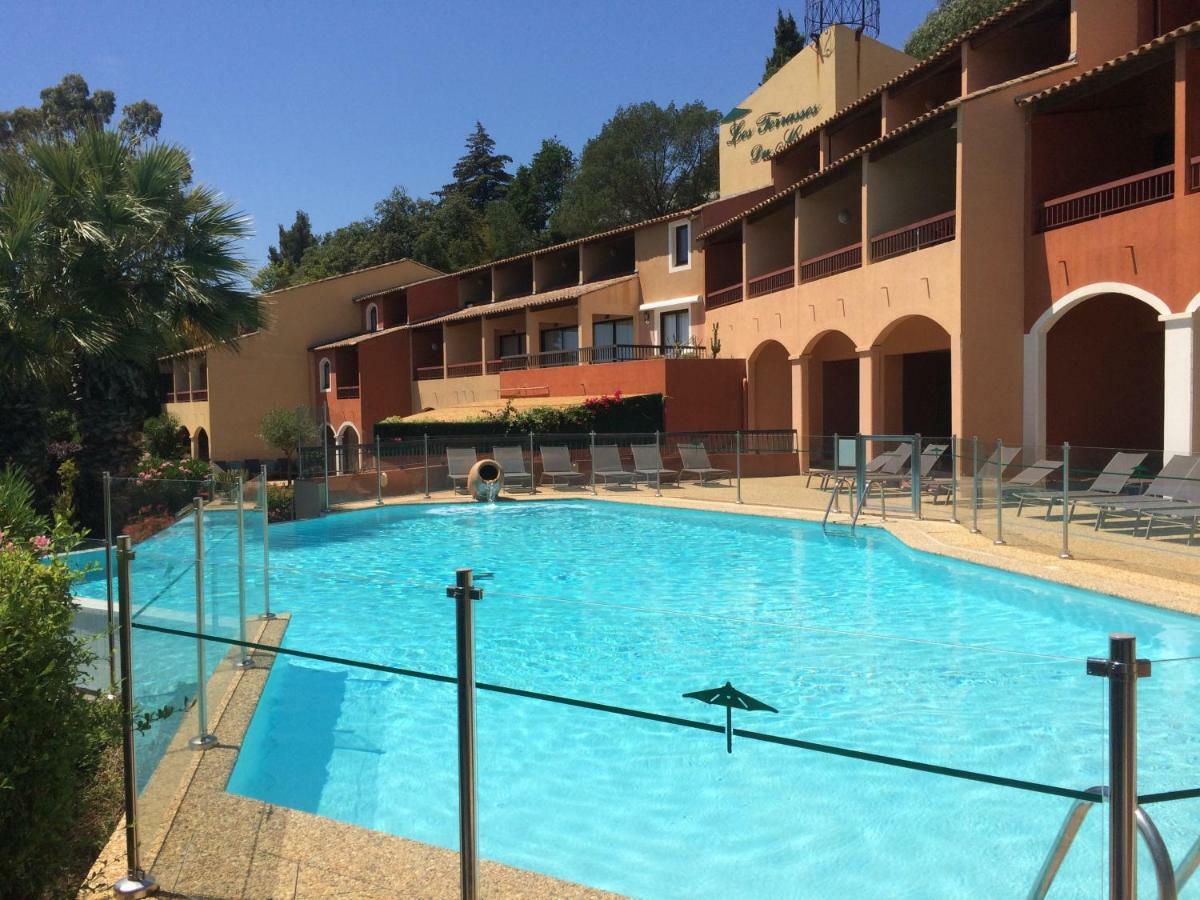Les Terrasses Lägenhet Bormes-les-Mimosas Exteriör bild