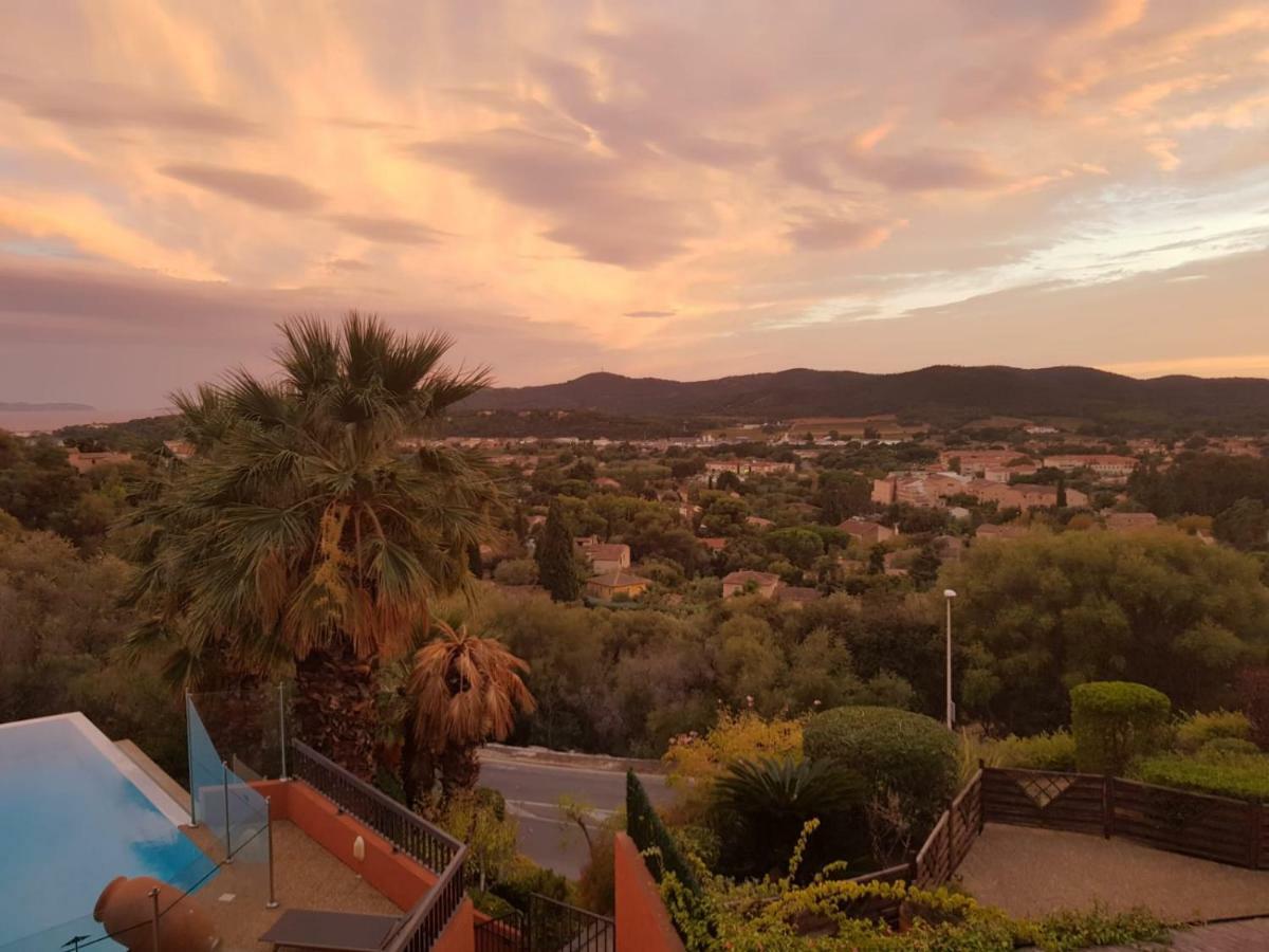 Les Terrasses Lägenhet Bormes-les-Mimosas Exteriör bild